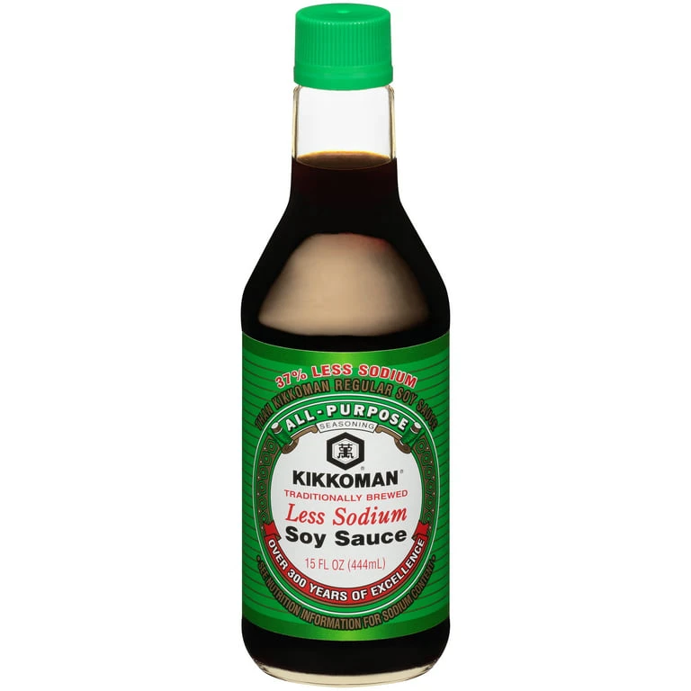 Kikkoman 38% Less Sodium Soy Sauce 296g