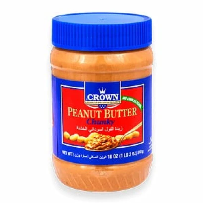 Crown Peanut Butter Chunky 510g