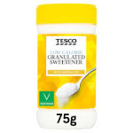 Tesco Granulated Sweetener with Sucralose 75g