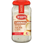 Leggo's Carbonara with Fresh Cream Onion & Cheese 500g