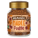Beanies Maple Fudge Flavour Instant Coffee 50g