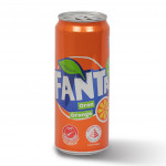 Fanta Orange Can Soft drinks 330g