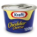 Kraft Cheese Cheddar Tin 100g