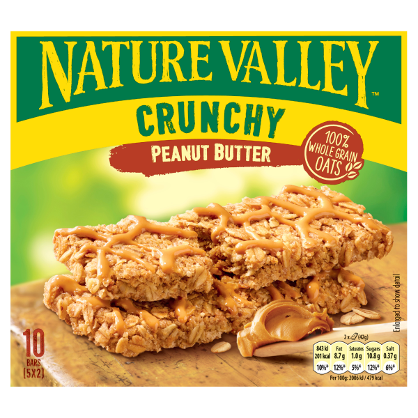 Nature Valley Crunchy Peanut Butter Cereal Bars 5 x 42g 210g