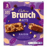Cadbury Brunch Oats Raisin Chocolate Cereal Bar 5 Pack 160g