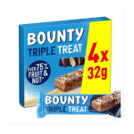 Bounty Triple Treat Fruit Nut Chocolate 128g