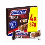Snickers Triple Treat Fruit Nut Chocolate 128g