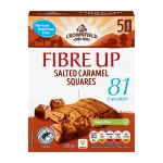 Crownfield Fibre Up Salted Caramel Squares 120g