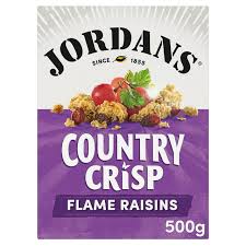 Jordans Country Crisp Flame Raisins Cereal 500g