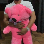 Extra large big Teddy Bear 3.5 Feet pink color নিচে ভিডিও আছে ভিডিও দেখুন