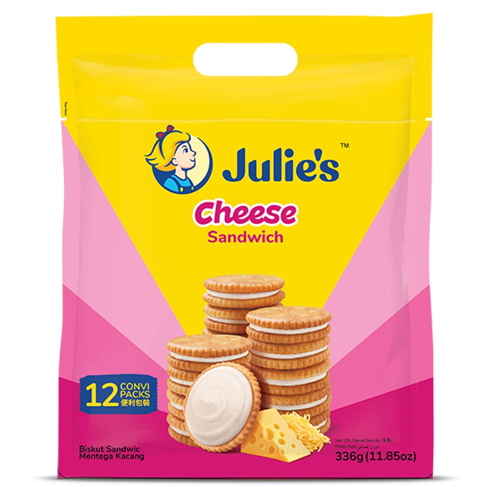 Julie's Cheese Sandwich12pcs Pack 336g