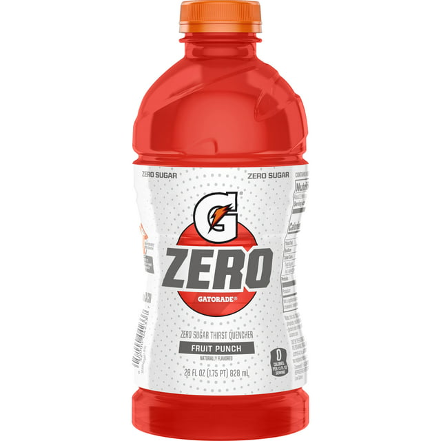 Gatorade Zero Sugar Fruit Punch Thirst  Quencher 828g