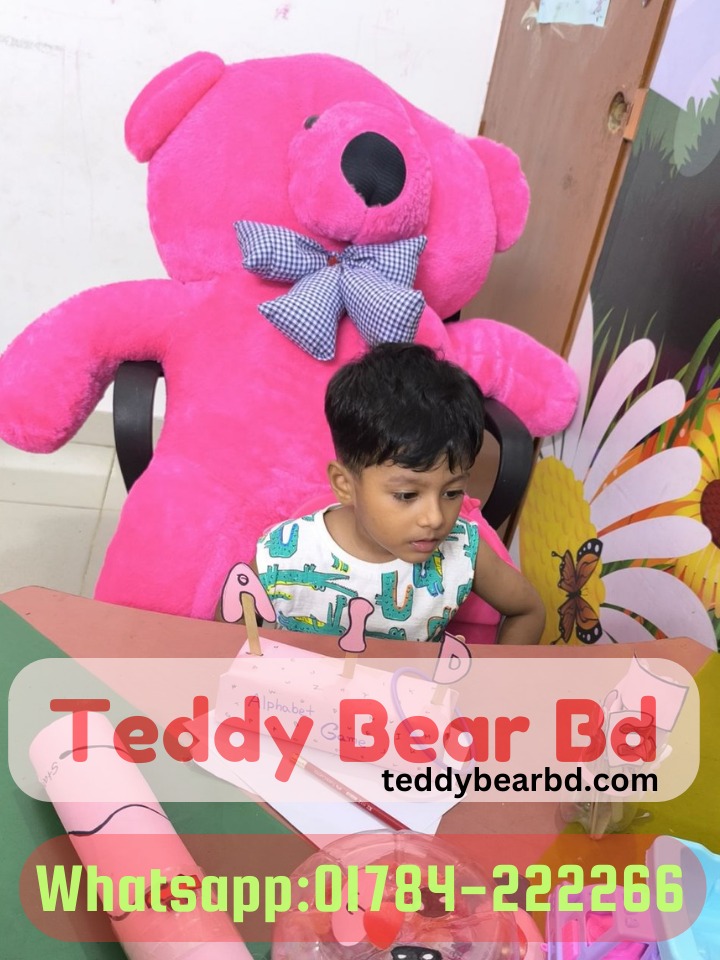 Extra large big Teddy 4  feet dark pink - Price in Bangladesh