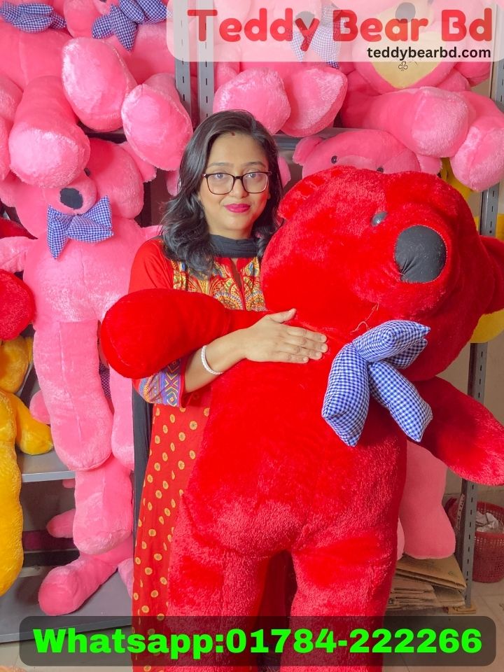 Extra large big Teddy 2.5 feet red color  - Price in Bangladesh