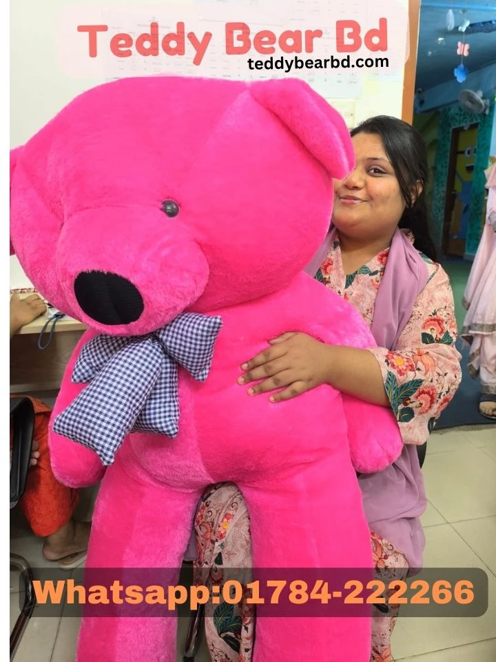 Extra large big Teddy dark  pink color 5 feet  - Price in Bangladesh