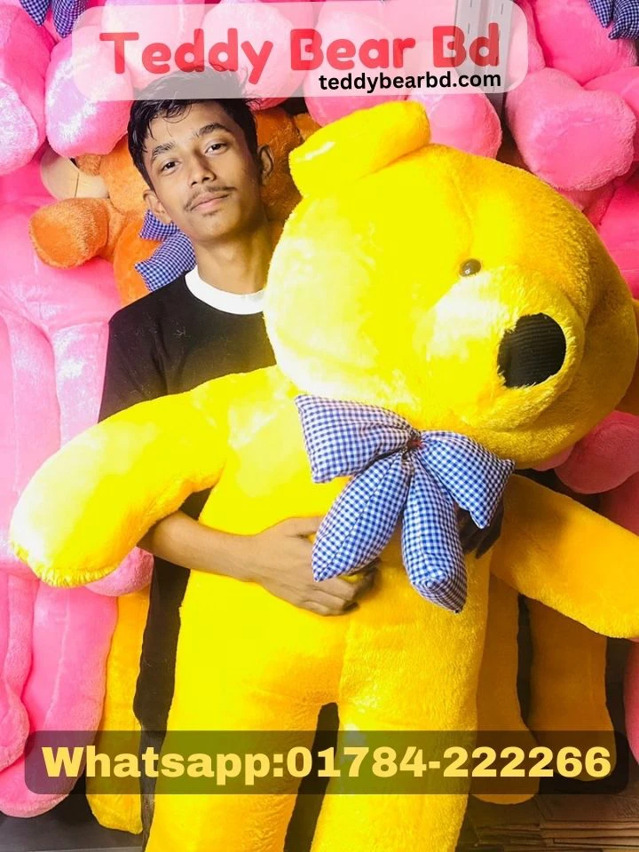 Extra large big Teddy  5 feet yellow color  - Price in Bangladesh