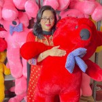 Extra large big Teddy 2.5 feet red color  - Price in Bangladesh