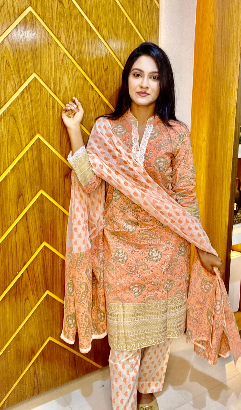 PURE KHADDI COTTON SCREEN PRINT  STITCH 3PIC