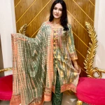 PURE KHADDI COTTON SCREEN PRINT  STITCH 3PIC