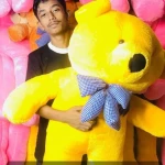 Happy Friendship Day Gift-Big Teddy Bear for Girlfriend